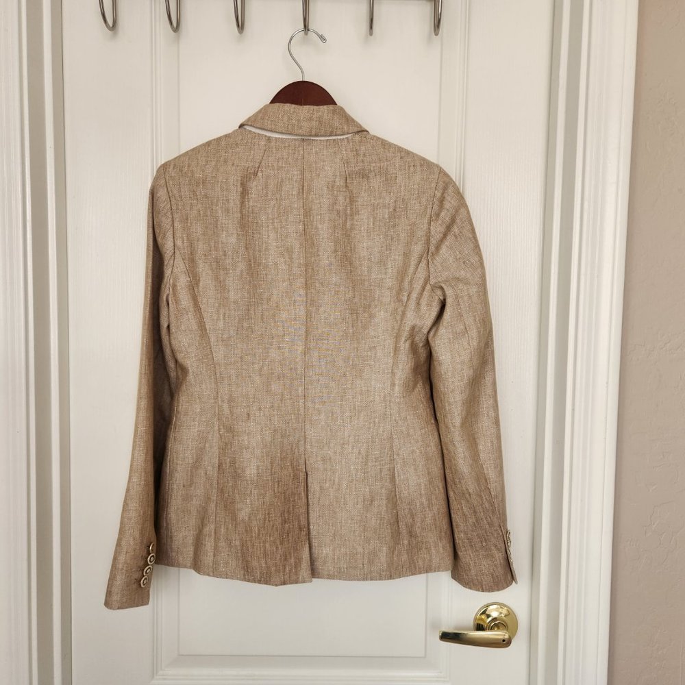 NWOT J. Crew Campbell Linen Blazer 00 - Picture 8 of 14